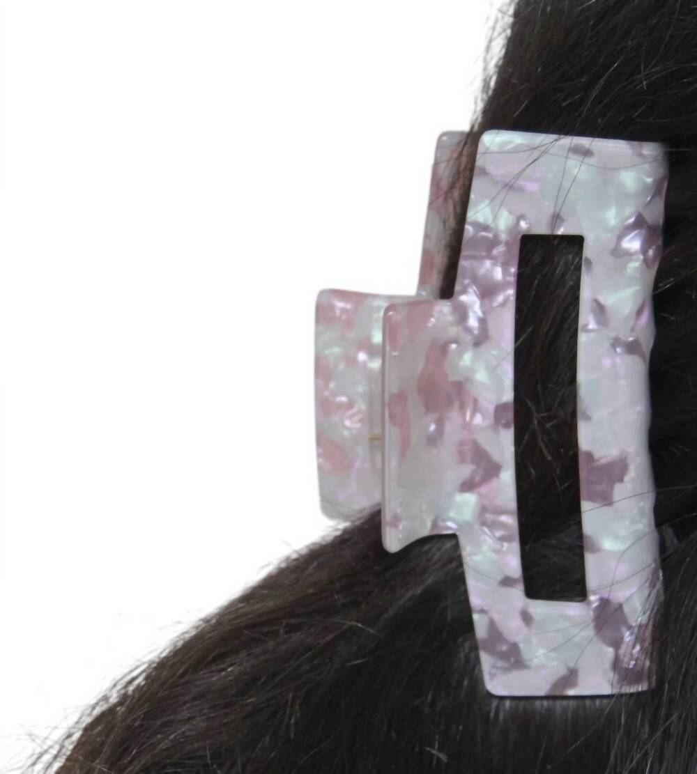 NEW SHE + SKY women's hair claw clip in pink